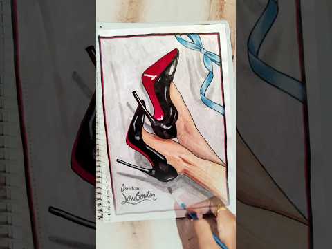 Louboutins 👠 #heels #painting #art  #foryou #trending