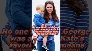 No one realized George was actually Kate's favorite— he means the world to her! #princesskate #fyp Profile