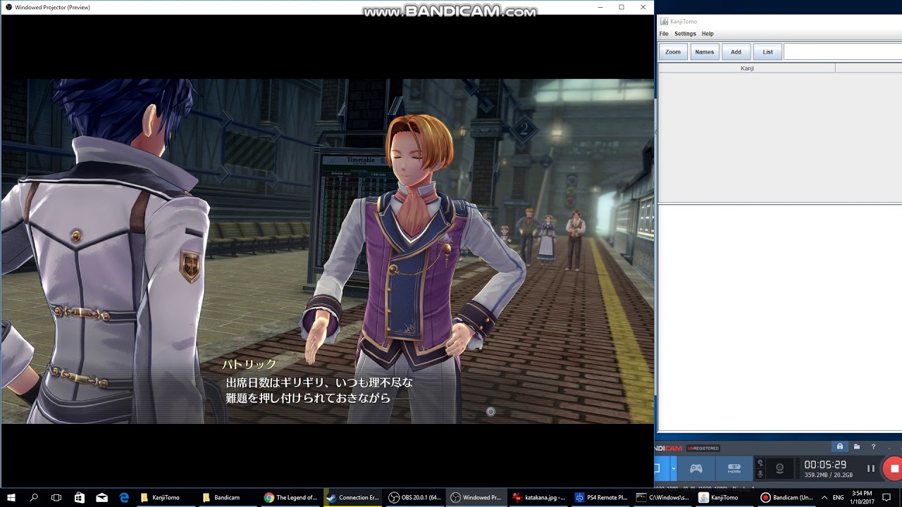 Playing Trails of Cold Steel 3 Japanese with KanjiTomo - YouTube
