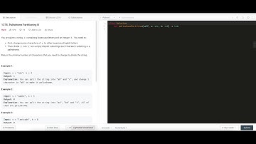 Leetcode 1278. Palindrome Partitioning III