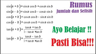 Selisih sudut trigonometri ...