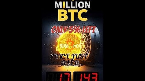 "Bitcoin Hits 95% Mined Milestone – But Price CRASHES Below $96K!  What
