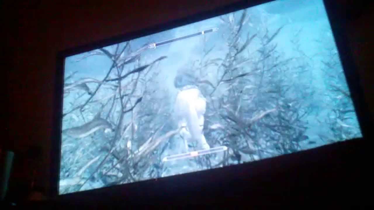 Riding a horse (Frost) under water in Skyrim + left hand weapon trick