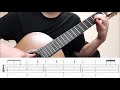 Traditional scottish highland music  cock o the north  guitar with tabs