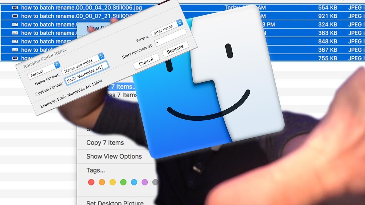 mass rename files on mac