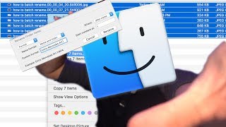 how to BATCH RENAME multiple FILES on a MAC - Mac OS tutorial