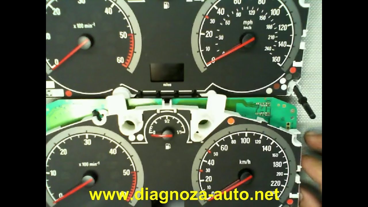 Change miles in Km to Astra H dash