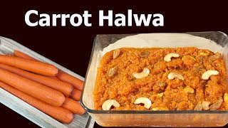 Easy 4-Ingredient Carrot Halwa Recipe | Carrot Halwa | Gajar Halwa Recipe