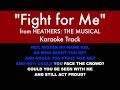 Fight for me from heathers the musical  karaoke track with lyrics on screen