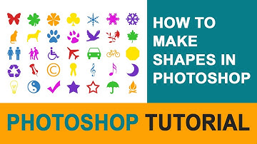 How to make shapes in photoshop  |  Photoshop Tutorial