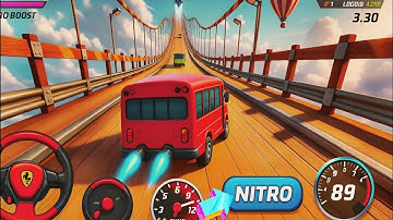 Crazy Bus Mega Ramp Impossible Racing Bus Stunts Impossible Tracks Android Gameplay (2025)
