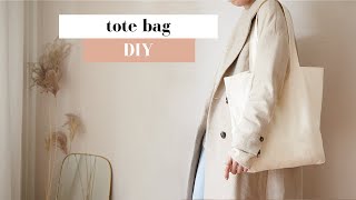 DIY | TOTE BAG nähen | perfektes Anfänger-Projekt!