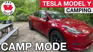 Tesla Model Y Camping (Camp Mode)  All your questions answered.