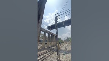 Live Railway Bridge Slab Cutting & Piece Removal | Crane Work Under Train Line | MathuraConstruction