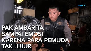 Keciduk Tawuran, Petugas Sampai Dilempari Dengam Bom Molotov - 86