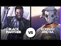 Ultimate Black Panther Issue 12 Black Panther versus Konshu and RA
