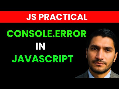 Master console.error() in