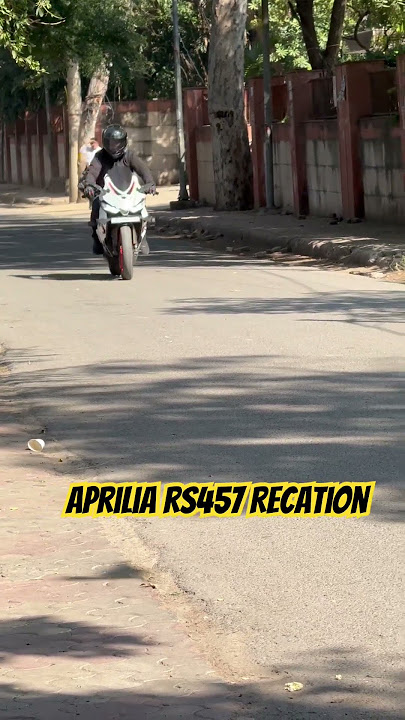 Aprilia RS457 Recation