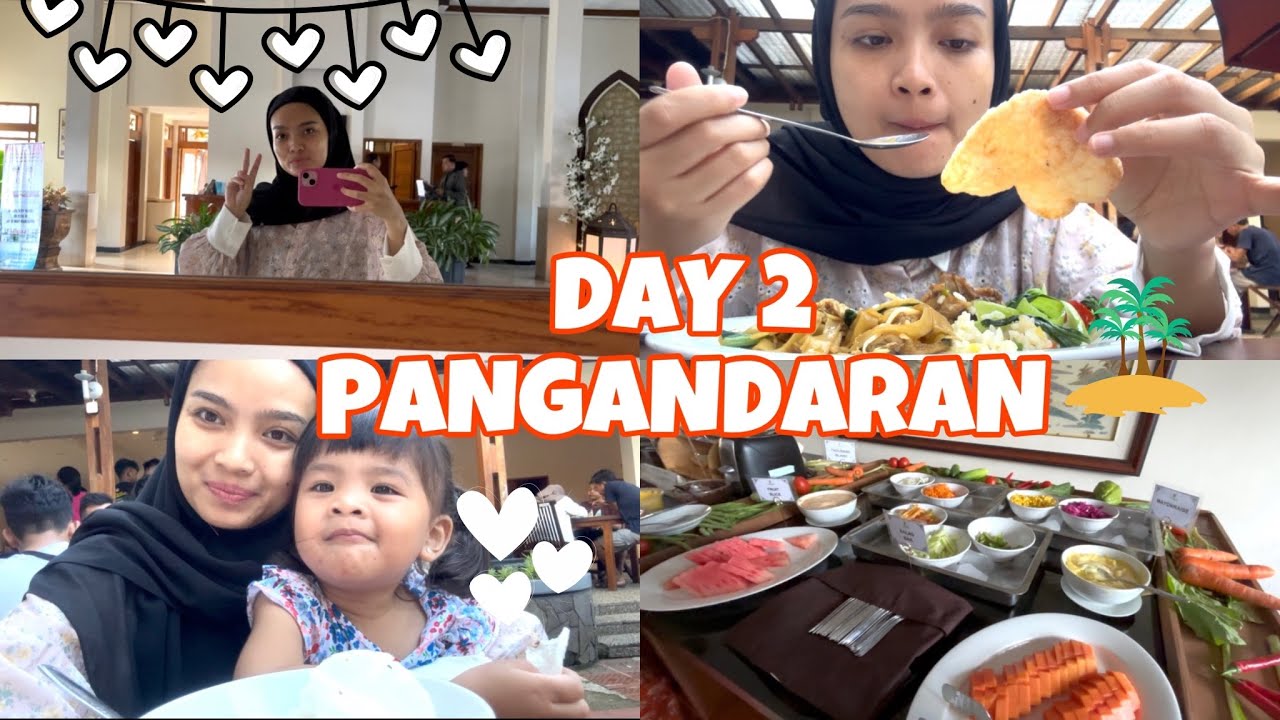 DAY 2 BREAKFAST DI HOTEL PANTAI INDAH BARAT PANGANDARAN😍❤️🌴 #pangandaran #hotel #vlog