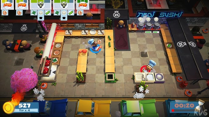 Overcooked 2 new seasonal DLC Suns's Out Buns Out hits PC on July 5