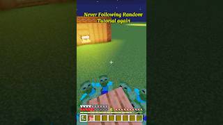 Zombie Prank in Minecraft 😂 #Shorts