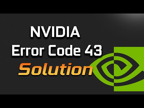   NVIDIA 오류 코드 43 수정 방법 해결됨