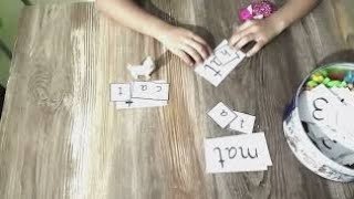 How to teach 3 letter words learning to read cvc words Kindergarten blending sounds