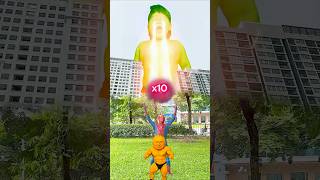 Random Brainrot Power Battle Between Alpha Hero vs Giant Hulk #shorts #hulk #brainrot