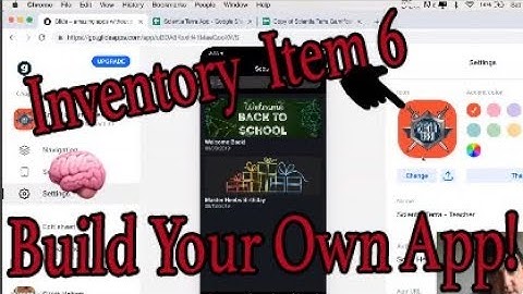 Inventory Item 6 - Build Your Own Gamification App w GlideApps
