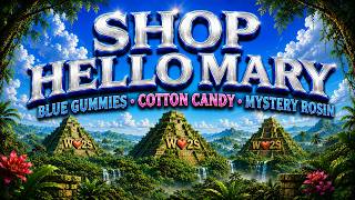 SHOP HELLO MARY - COTTON CANDY - BLUE GUMMIES + MYSTERY ROSIN