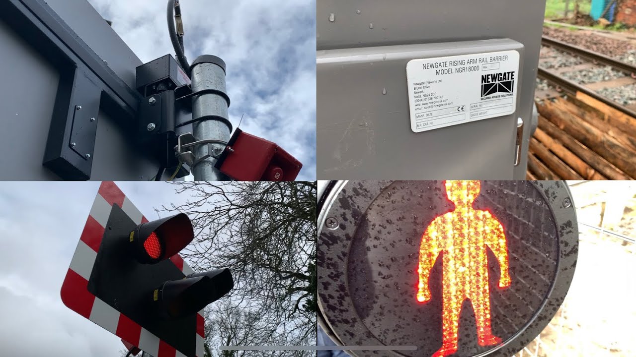Lingwood Level Crossing with brand new Crossing equipment (Norfolk) (29.02.20)