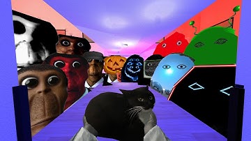 Saving Maxwell Cat From Angry Munci Family And Obunga Family Nextbot Gmod