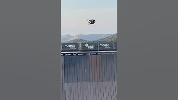 Backside air on the mega ramp 🚀 🤳🏼 Brock Shearin