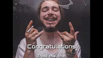 Poast malone congratulations chorus only