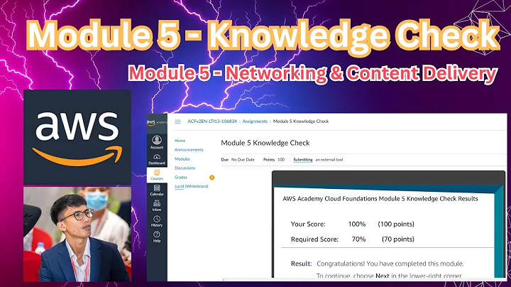 AWS Cloud Foundation | Module 5- Knowledge Check | Networking and Content Delivery