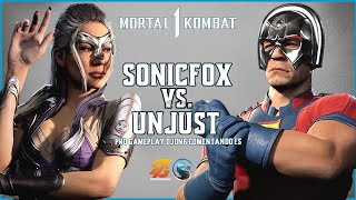 SONICFOX VS UNJUST | SINDEL VS PEACEMAKER | 【Mortal Kombat 1】[ES]