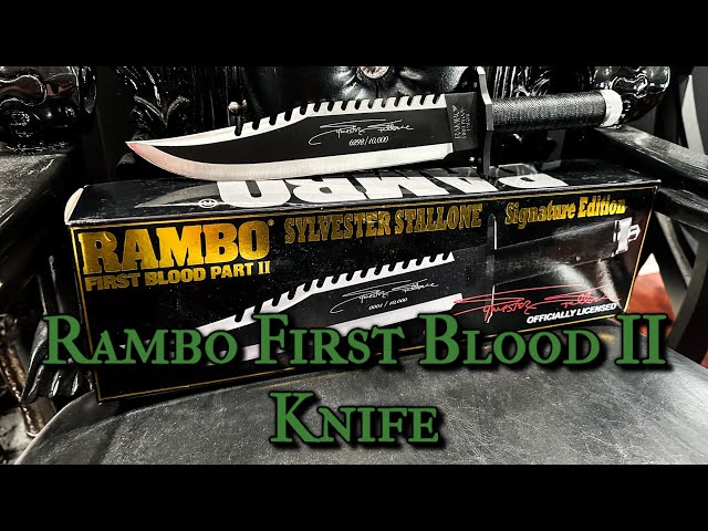 Rambo First Blood Part II Knife - Unboxing and Overview (LE