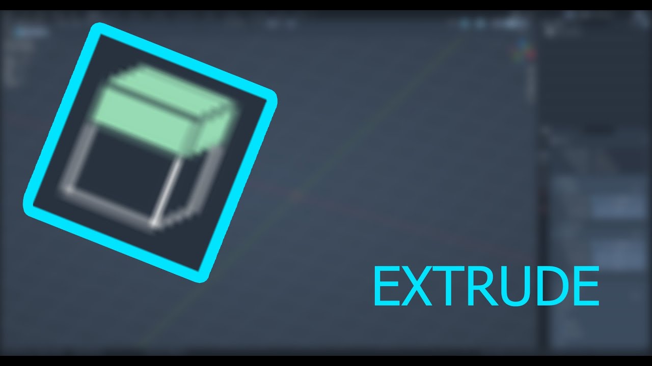 4. Extrude - Tool Dasar Blender - YouTube