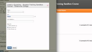 Inserting Hyperlinks in D2L Discussions Tutorial