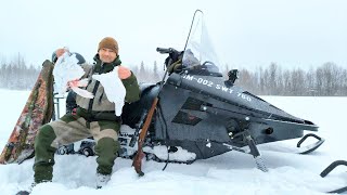видео: Охота на БЕЛУЮ куропатку с МЕЛКАШКОЙ / Сложно увидеть эту птицу в такую погоду / СНЕГОХОД СМ-002 SWT картинка: Охота на БЕЛУЮ куропатку с МЕЛКАШКОЙ / Сложно увидеть эту птицу в такую погоду / СНЕГОХОД СМ-002 SWT