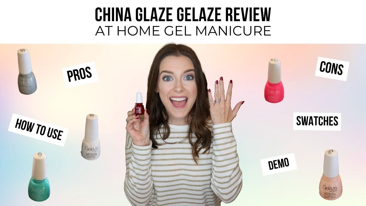 6. China Glaze Gelaze Gel Nail Polish Kit - wide 7