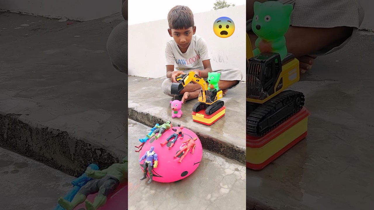 New JCB 😨 |balloon videos| 