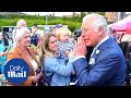 Prince Charles greeted with cheers during Northern Ireland harbour visit