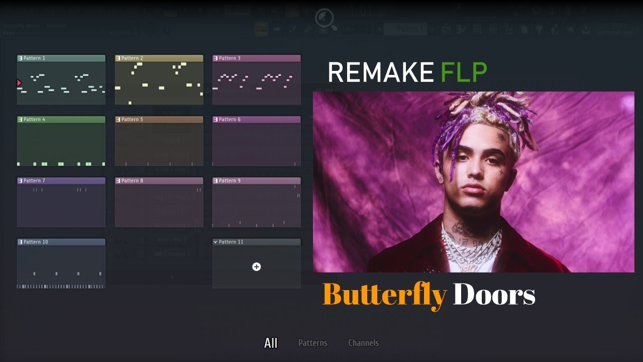 Lil Pump - BUTTERFLY DOORS FLP Remake FL Studio [FREE FLP DOWNLOAD]