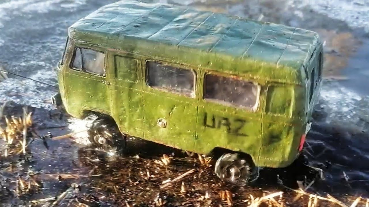 Уаз из пластилина