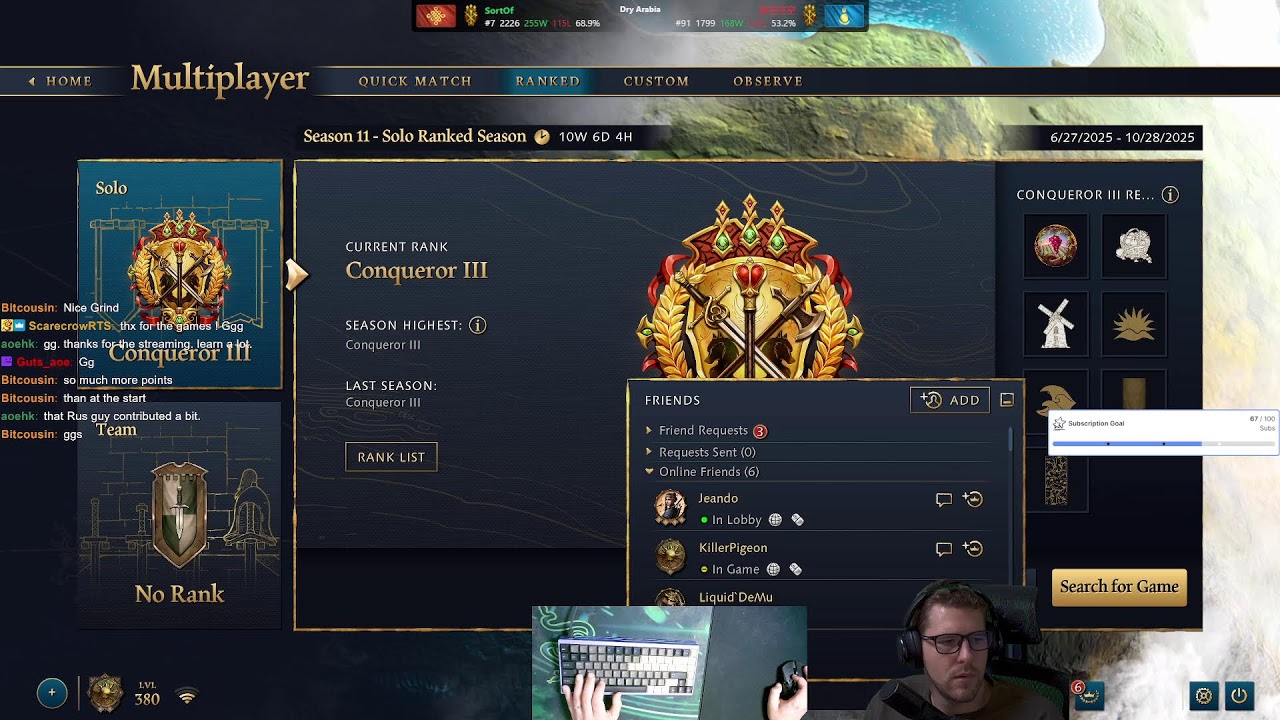 High Ranked AoE4 | 2025/08/12