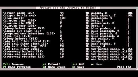 Dwarf Fortress Playthrough Part 2: Still Embarking!