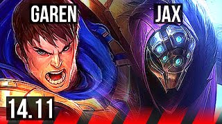 GAREN vs JAX (TOP) | 65% winrate, 6 solo kills | KR Master | 14.11