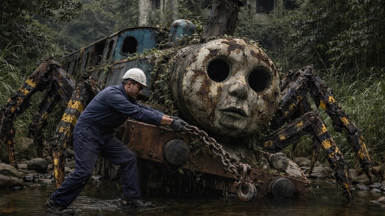 Я нашел заброшенный паровоз 