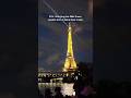 Watching the Eiffel Tower at night sparkle during a Seine River cruise #eiffeltower #paris2024